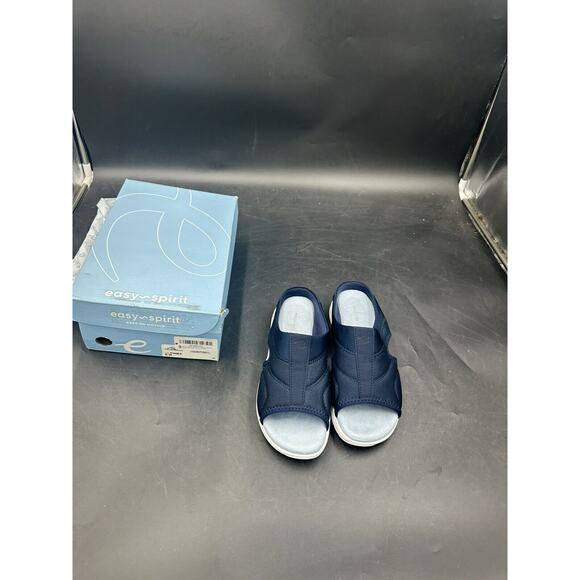 Easy Spirit Women Tine2 Slide Sandal navy size 8 - Picture 1 of 5